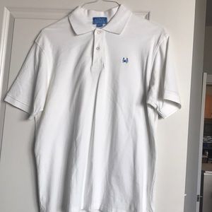 Coast men's white polo